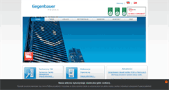 Desktop Screenshot of gegenbauerpolska.pl